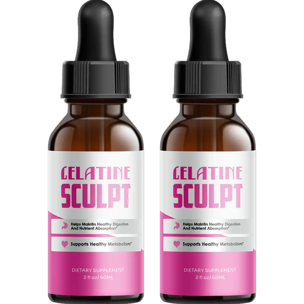 Gelatine Sculpt 2 bottle starter pack 60 day supply weight management drops